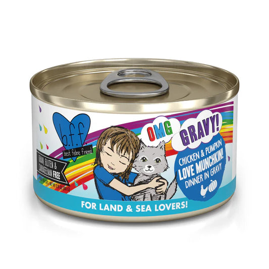 Weruva BFF OMG Gravy Wet Cat Food - Chicken & Pumpkin Love Munchkin!