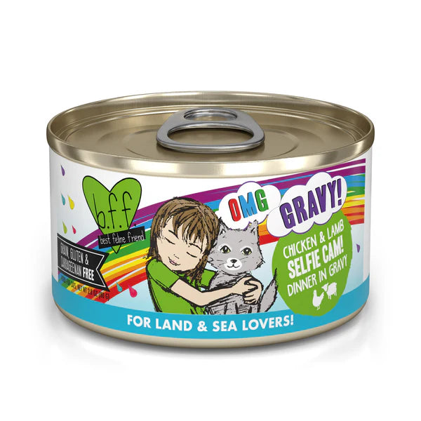 Weruva BFF OMG Gravy Wet Cat Food - Chicken & Lamb Selfie Cam!