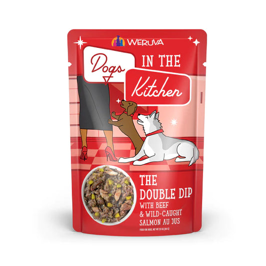 Weruva Dogs in the Kitchen Food Pouch- The Double Dip