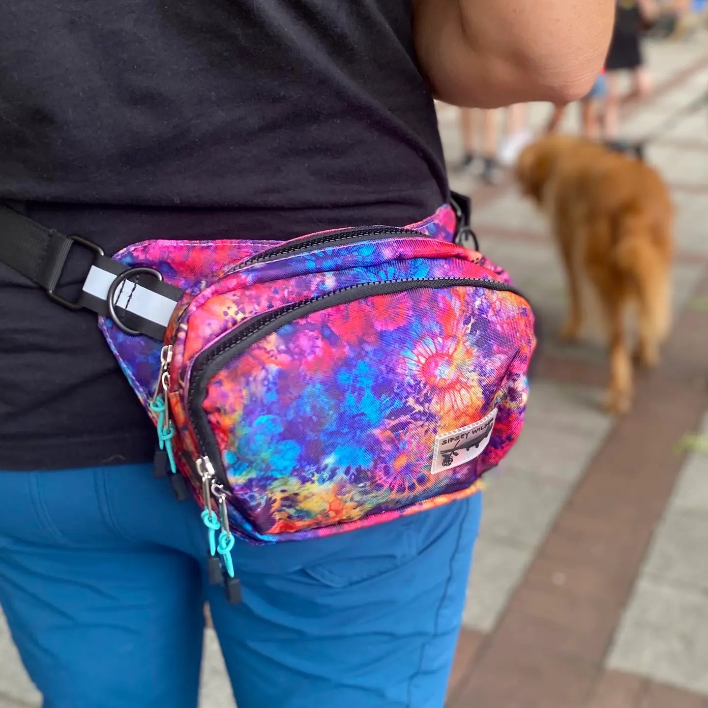 Sipsey Wilder Tie-Dye Bloom Rover Hip Pack