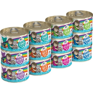 Weruva BFF Gravy Wet Cat Food - OMG Variety 12-Pack Rainbow