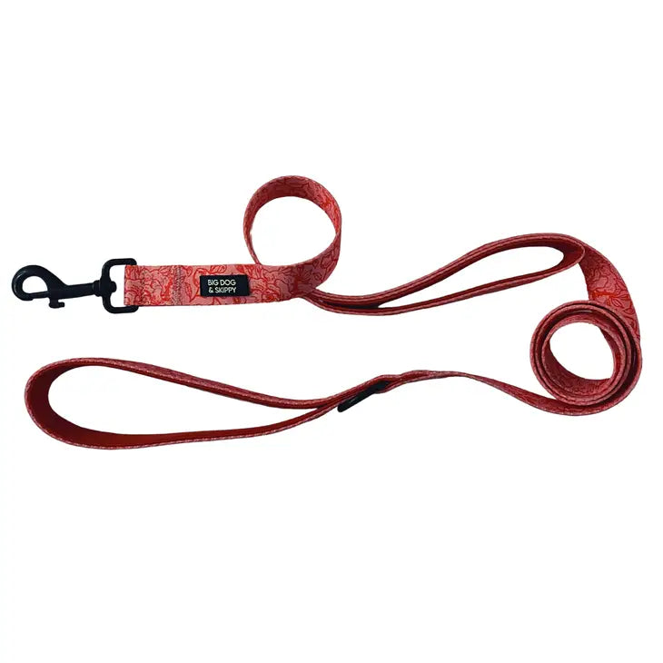 Rose All Day Traffic Lead Leash by Big Dog & Skippy