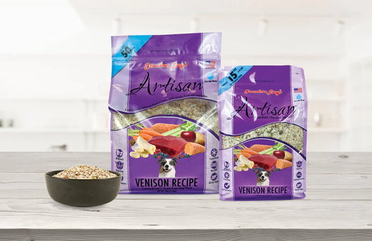 Artisan Venison Freeze Dried Dog Food & Topper | Grandma Lucy's