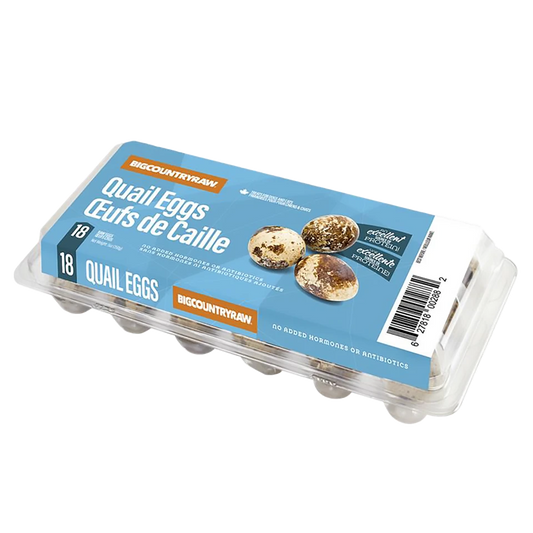 18-Ct Raw Quail Eggs