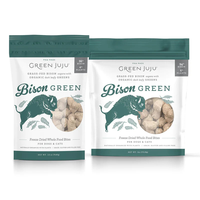 Bison Green Freeze Dried Bites | Green Juju
