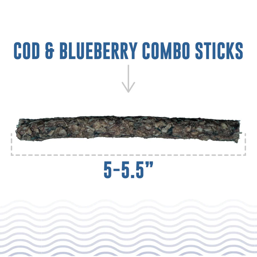 Cod & Blueberry Combo Sticks | Icelandic+