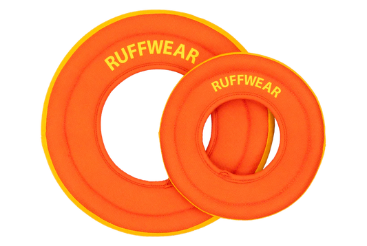 Ruffwear Tangelo Orange Hydro Plane Floating Throw Toy