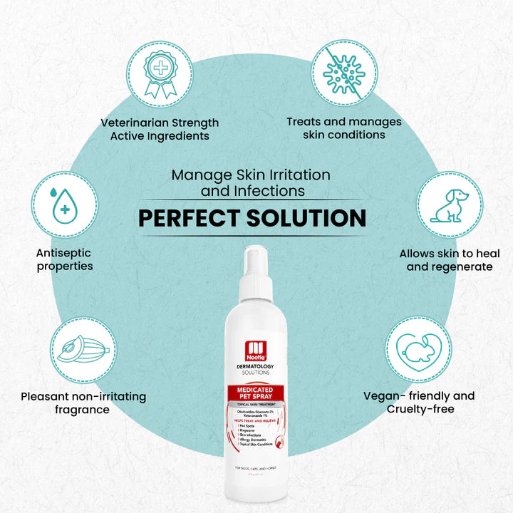 Medicated Pet Spray | Antifungal & Antibacterial