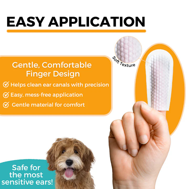 Medicated Ear Finger Wipes | Topical Ear Treatment