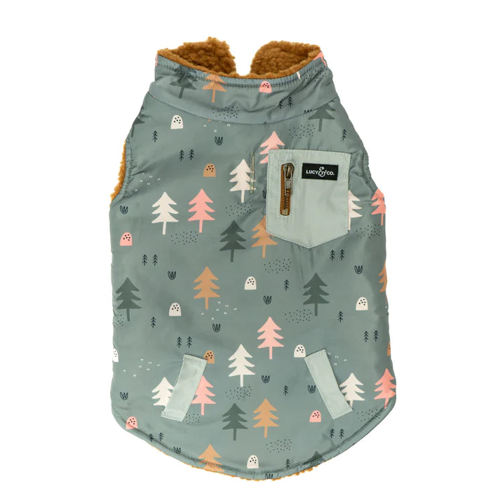 Take a Hike Reversible Teddy Vest | Lucy & Co