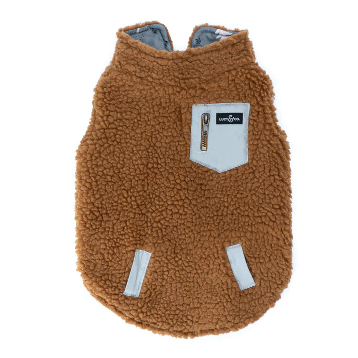 Take a Hike Reversible Teddy Vest | Lucy & Co
