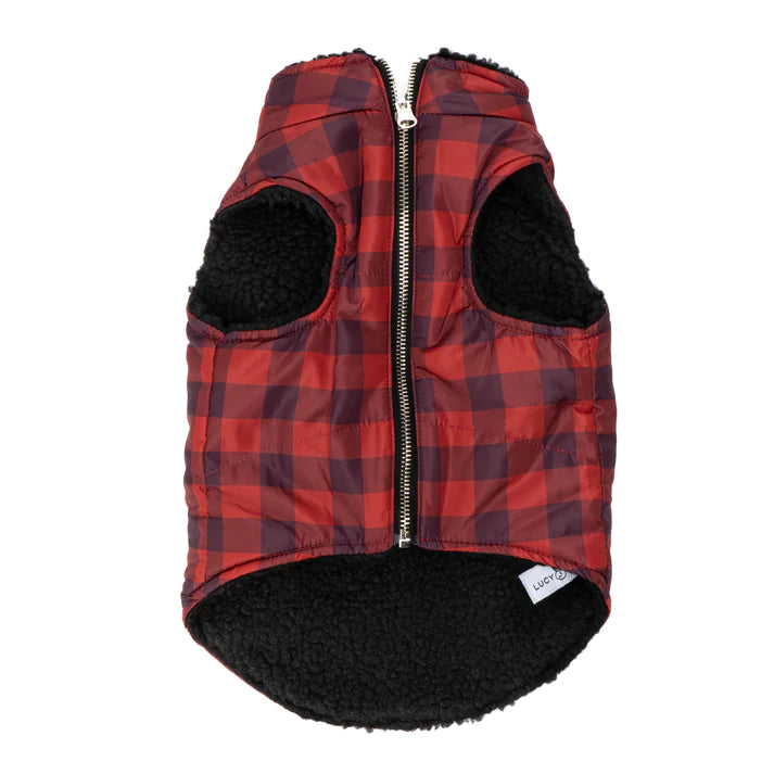 Holly Jolly Reversible Teddy Vest