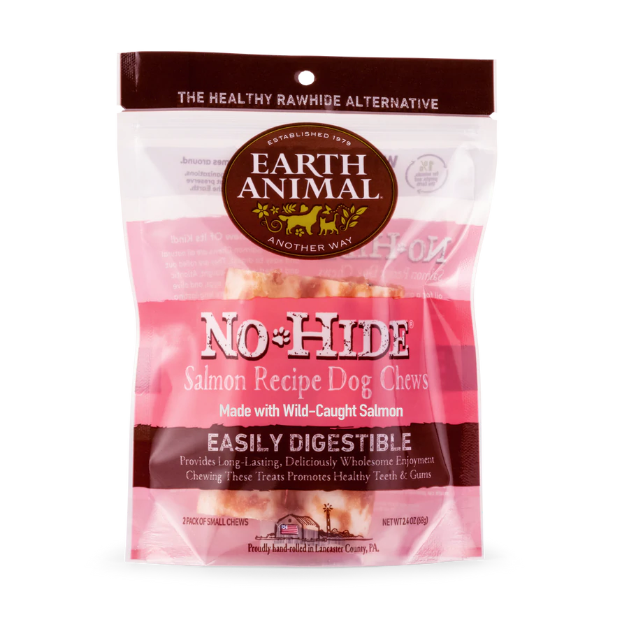 No-Hide Salmon Chews & Sticks | Earth Animal