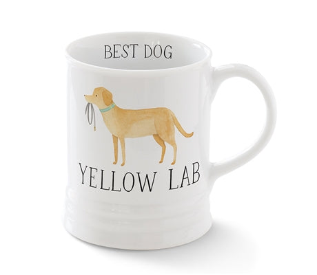 Yellow Lab "Best Dog" Mug