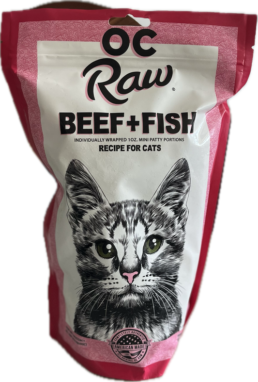 OC Raw Beef + Fish Recipe for Cats