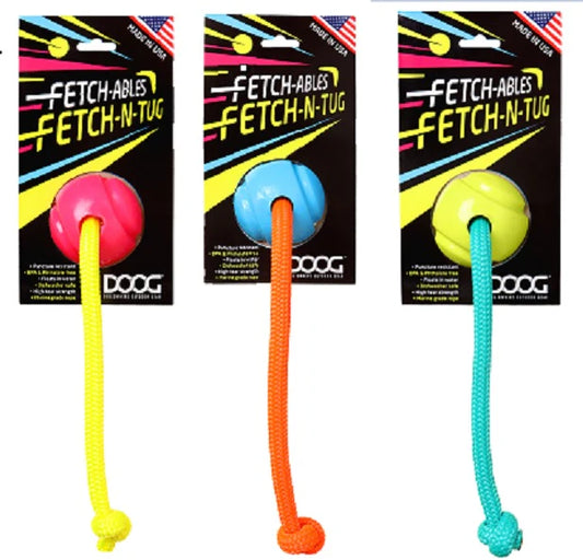 DOOG Fetchables - Fetch-N-Tug Ball & Rope