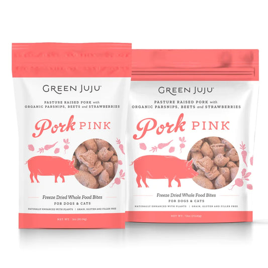 Pork Pink Freeze Dried Bites | Green Juju