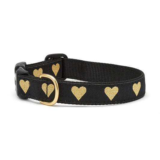 Up Country Heart of Gold Dog Collar