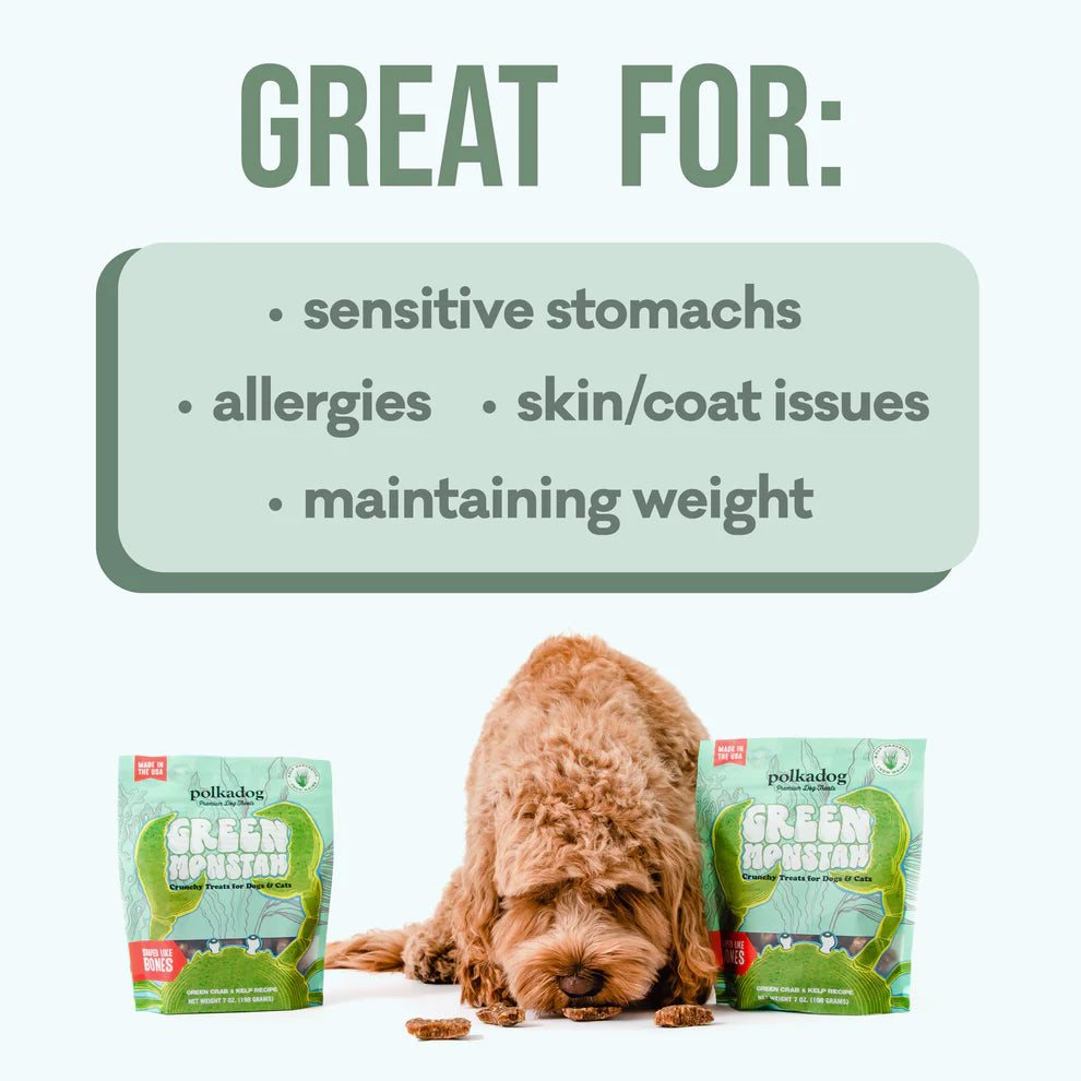 Polkadog Green Monstah Bones
