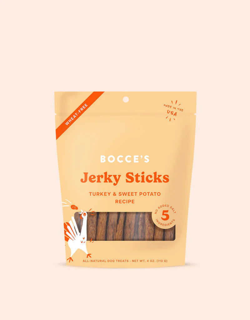 Bocce’s Grazers Turkey & Sweet Potato Jerky Sticks