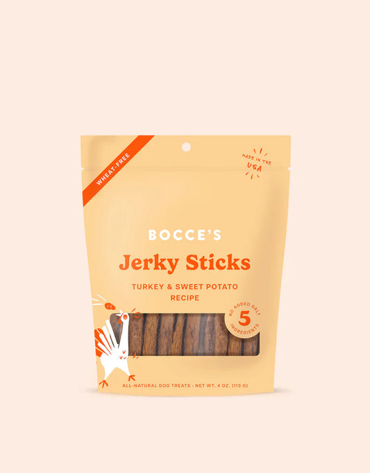 Bocce’s Grazers Turkey & Sweet Potato Jerky Sticks