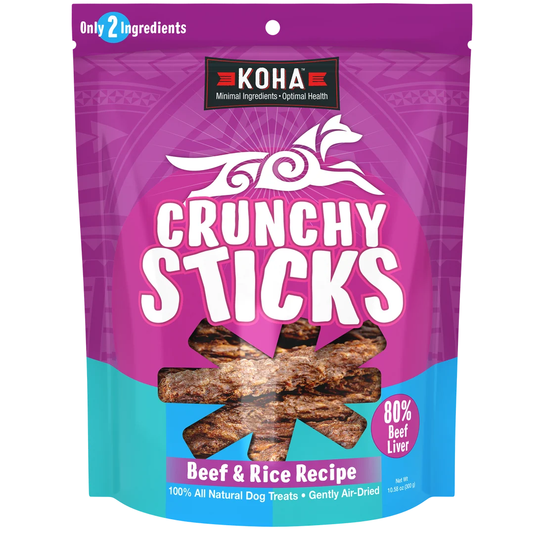 KOHA Crunchy Beef & Rice Sticks