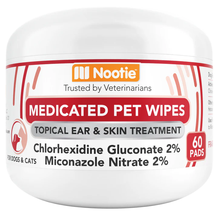 Medicated Pet Wipes | Antifungal & Antibacterial