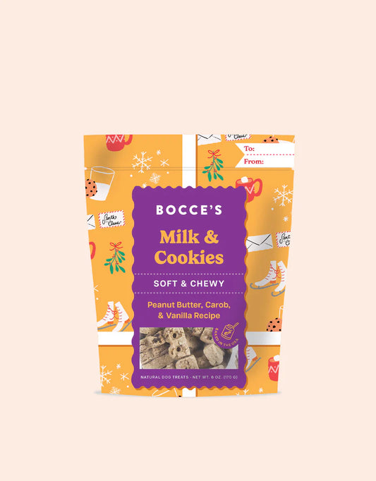 Bocce’s Milk & Cookies Soft & Chewy Treats