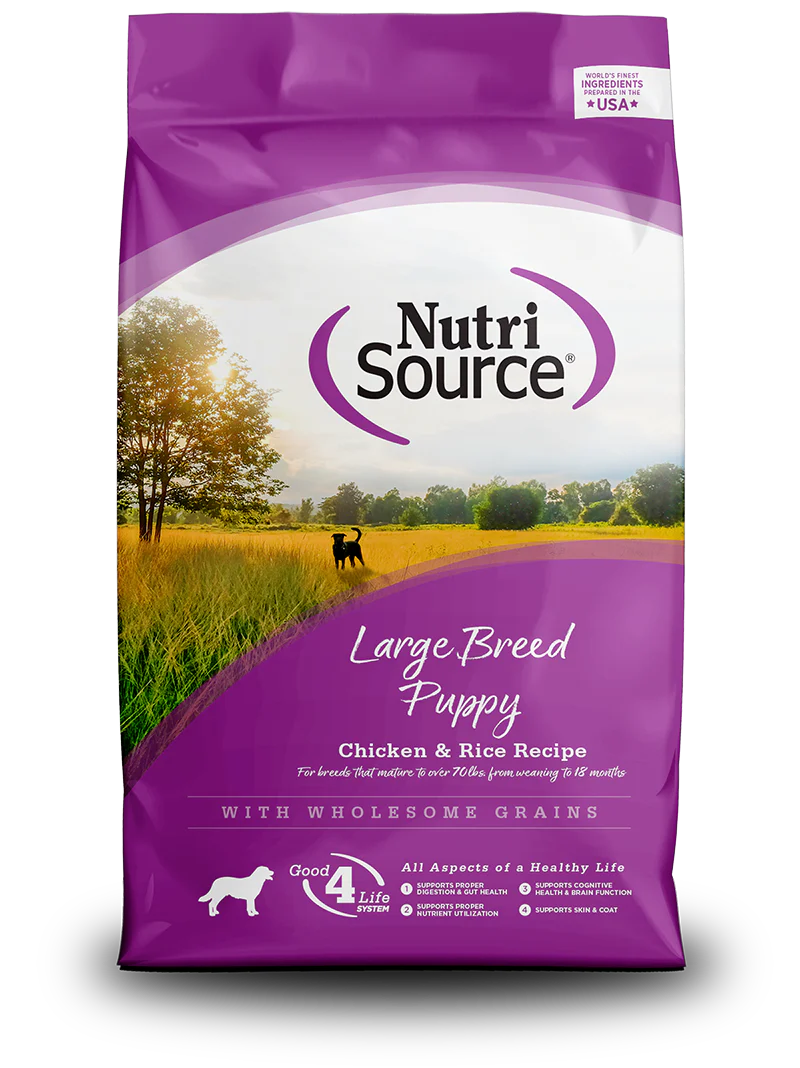 NutriSource Dry Dog Food - Large Breed Puppy Chicken & Rice
