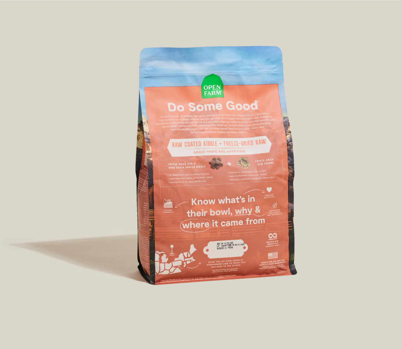 Open Farm Tide & Terrain Ancient Grains RawMix for Dogs