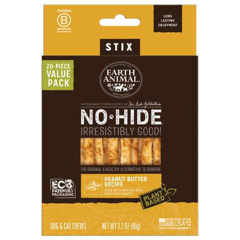 Packaged No-Hide: Peanut Butter Chews