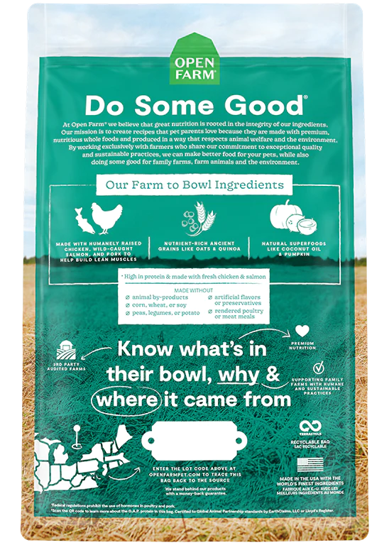 Open Farm Ancient Grains High-Protein Dry Puppy Food