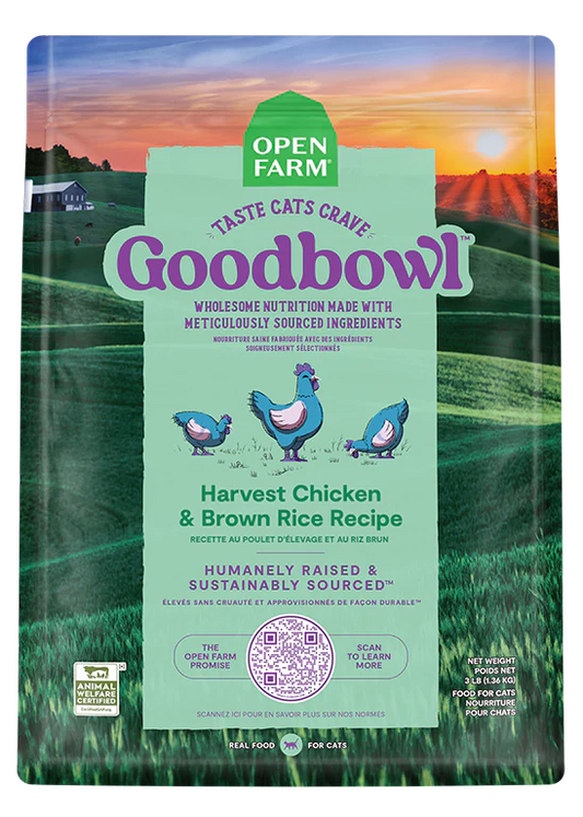 Open Farm - Goodbowl Harvest Chicken & Brown Rice Recipe for Cats