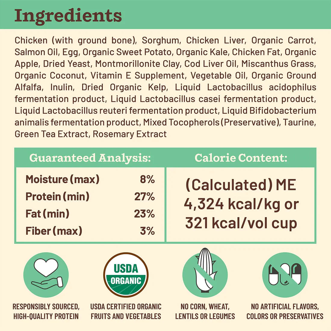 Primal Kibble in the Raw Dog Food Chicken Recipe