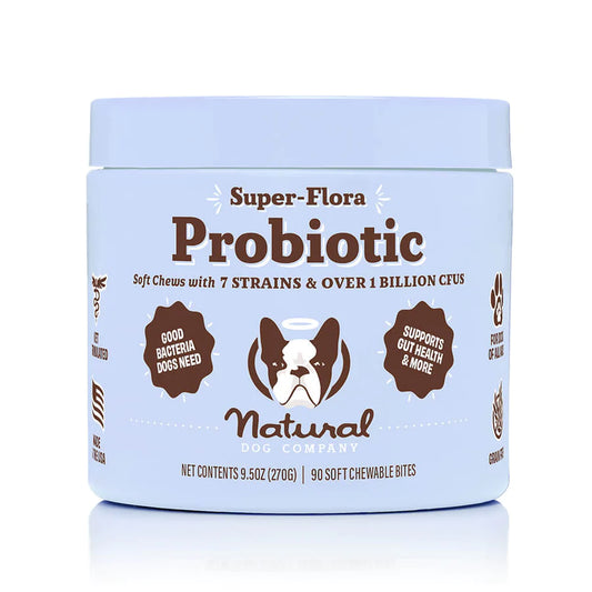 Natural Dog Company Super-Flora Soft Chew Probiotic