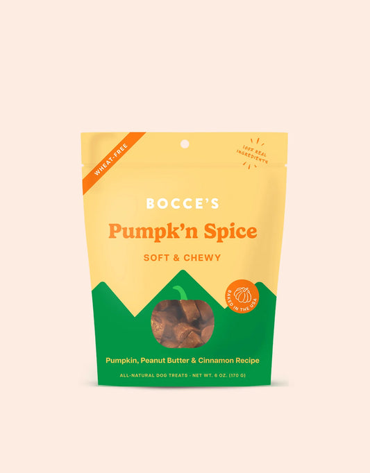Bocce’s Pumpkn Spice Soft & Chewy Treats