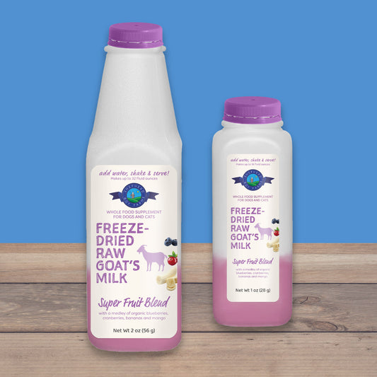 Shepherd Boy FD Raw Goat's Milk Super Fruit Blend for Dogs & Cats