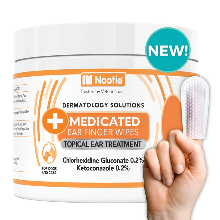 Medicated Ear Finger Wipes | Topical Ear Treatment
