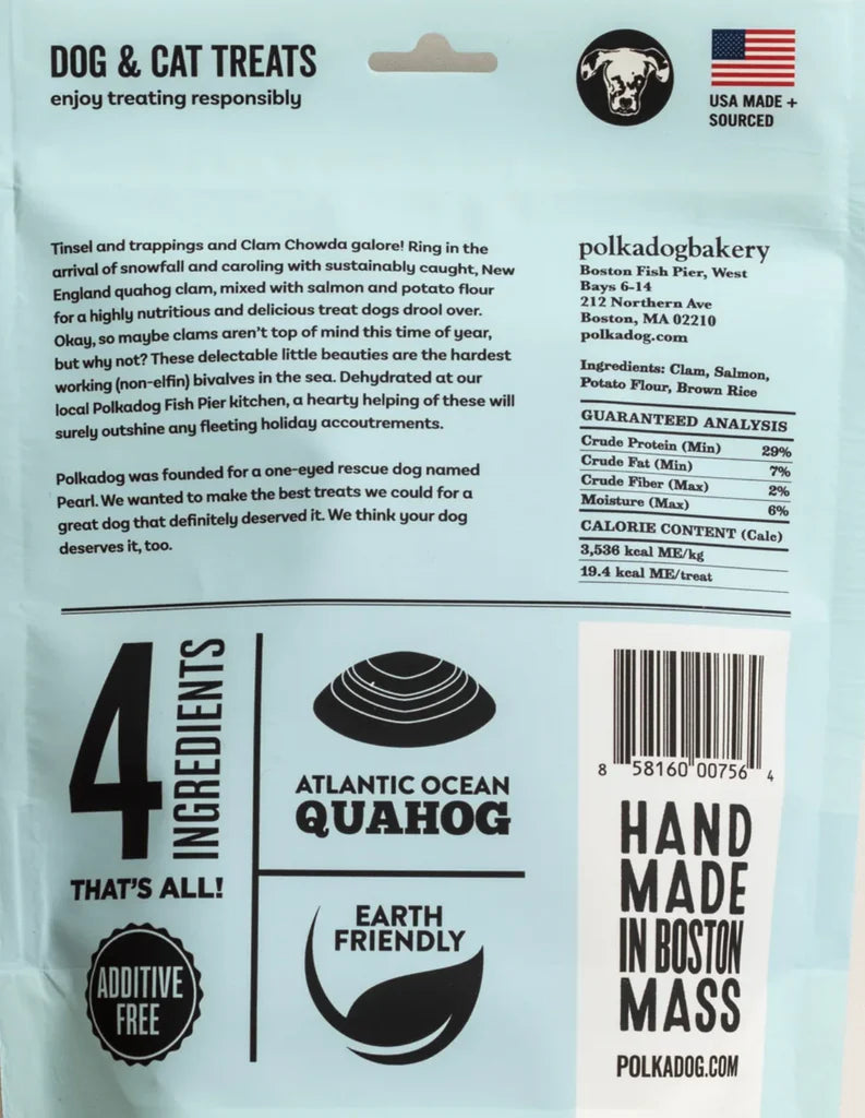 Polkadog Holiday Tinsel & Flock Clam Chowda Sticks