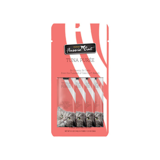 Fussie Cat 4-Pack Puree, Tuna