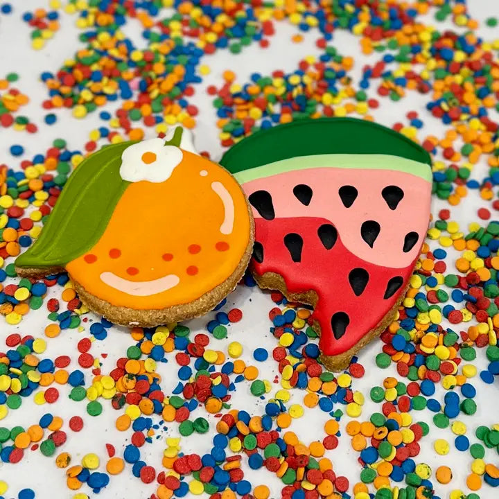 Iced Dog Cookies