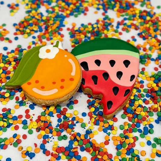 Iced Dog Cookies