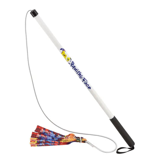 Squishy Face Studio Flirt Pole V2 Dog Toy with Basic Lure