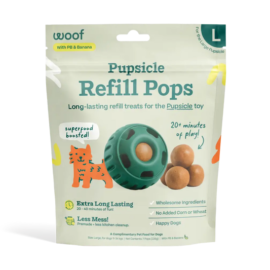 Woof Pupsicle Pops- Peanut Butter & Banana