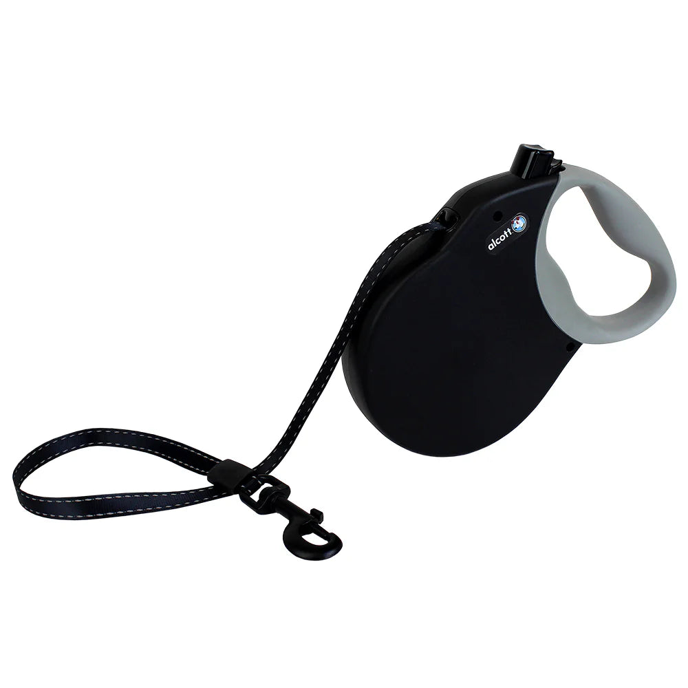 Alcott Retractable Leash - Black 24' Expedition