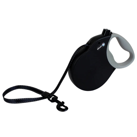 Alcott Retractable Leash - Black 24' Expedition