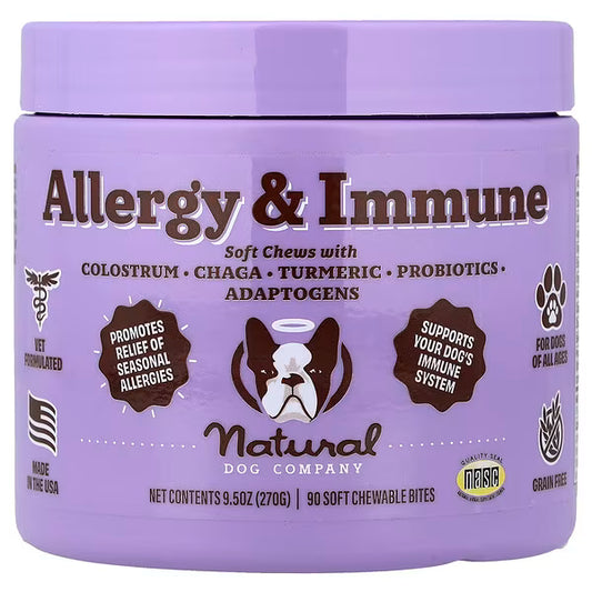 Natural Dog Company Allergy & Immune Soft Chew Supplement