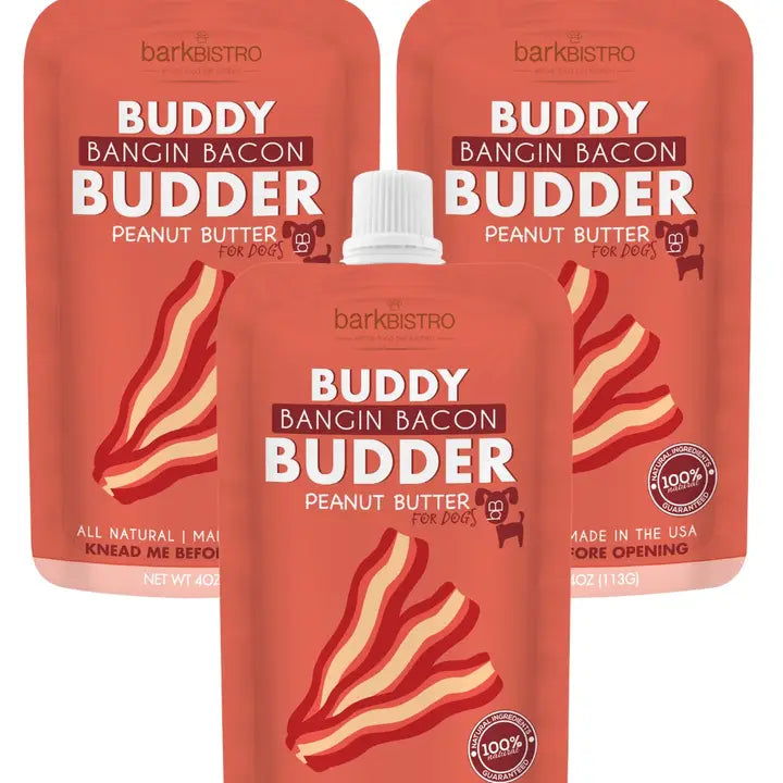 Buddy Budder Bangin' Bacon Peanut Butter for Dogs