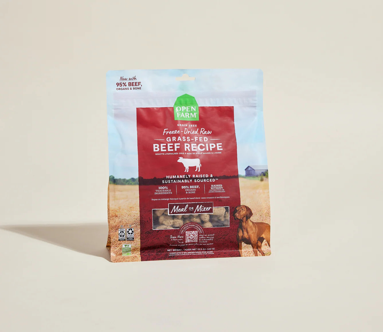Open Farm Freeze Dried Raw Morsels, Grass-Fed Beef