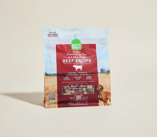 Open Farm Freeze Dried Raw Morsels, Grass-Fed Beef